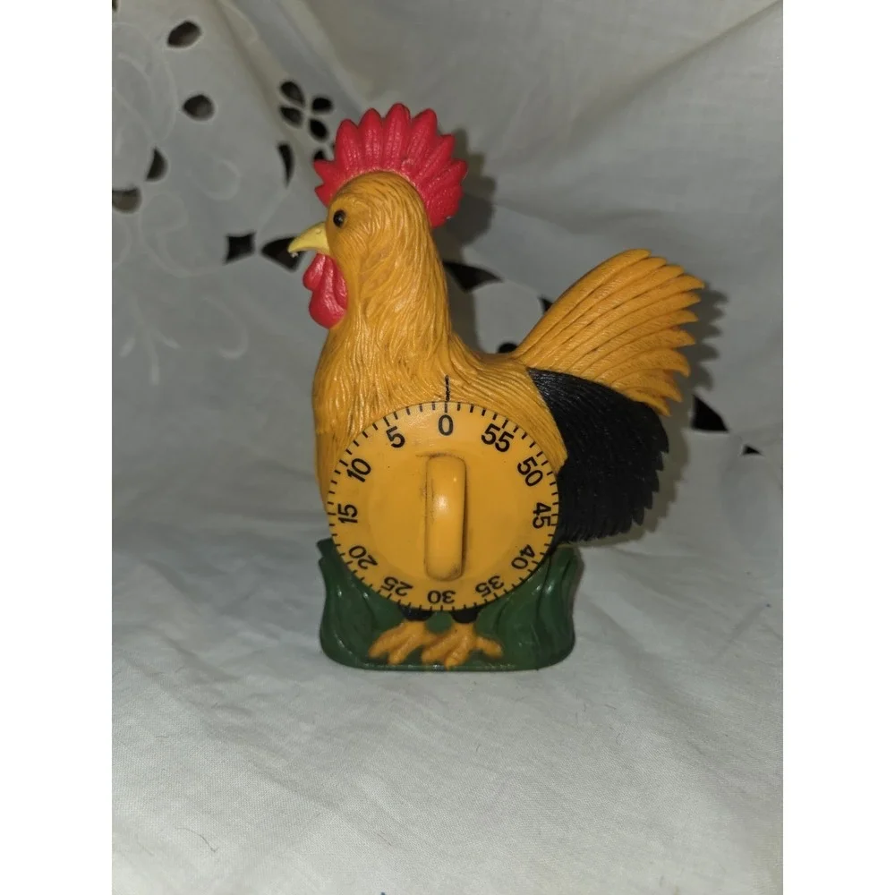 Vintage Rooster Kitchen 60 Minute Timer